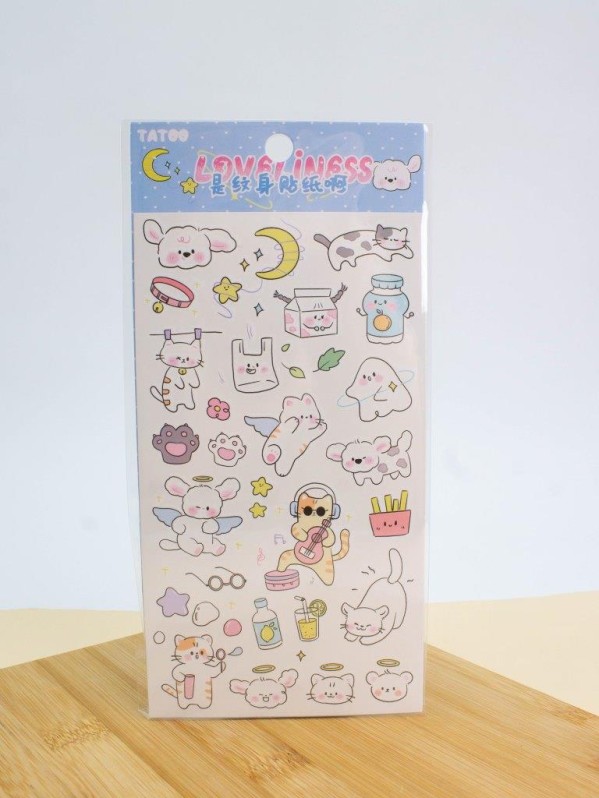 Тату - переводки "Angel catdog" 