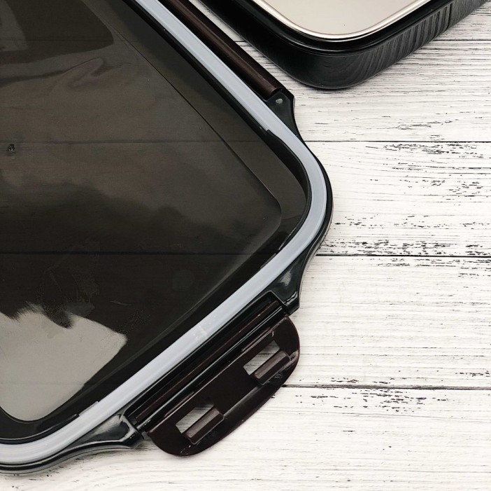 Ланчбокс &quot;Металлический 3 секции&quot;, brown 