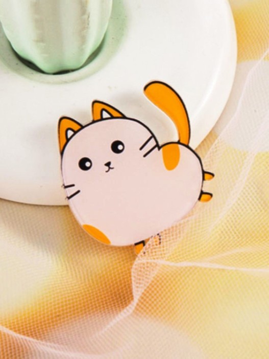 Значок акриловый iLikeGift "Бело-рыжий кот" 