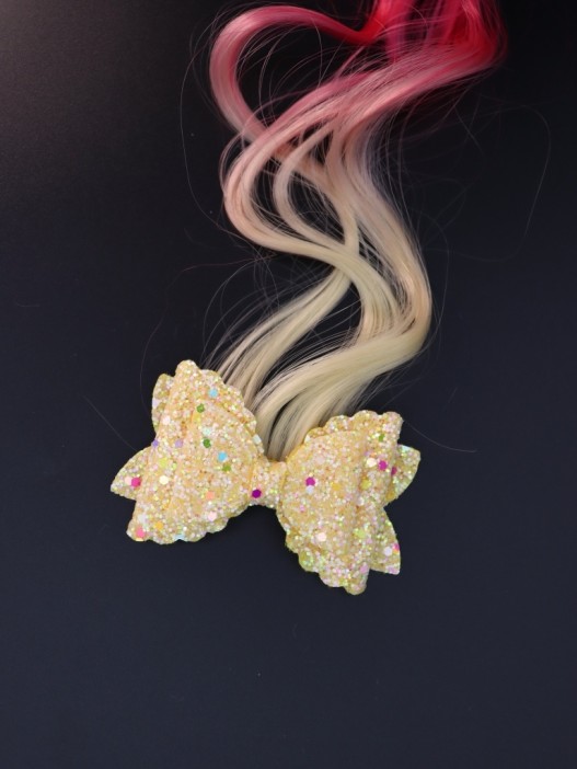 Заколка &quot;Beautiful curl&quot;, white (8.5*5.5 см, L=30 см) 