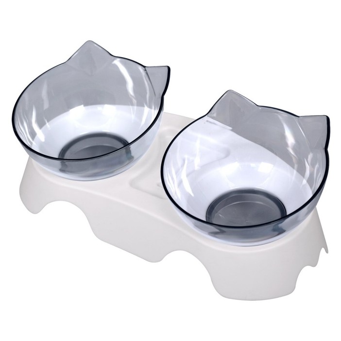 Набор из 2-х мисок на подставке для кошек &quot;Мяу&quot; (350 мл) 