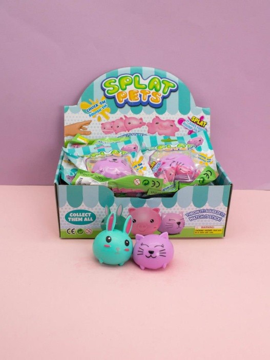 Мялка - антистресс «Cute pets», шоубокс 12 шт. 