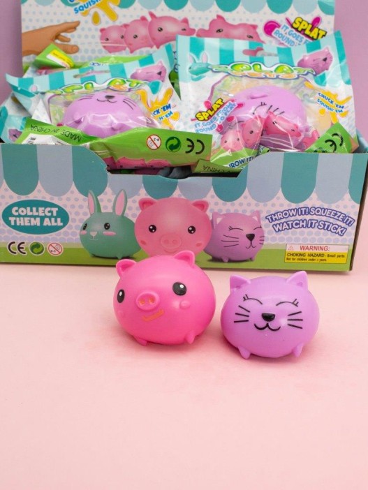 Мялка - антистресс «Cute pets», шоубокс 12 шт. 