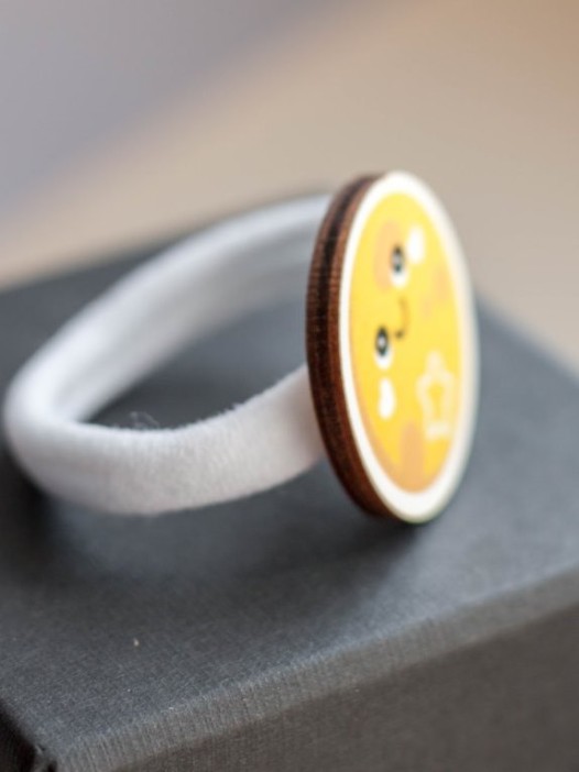 Резинка для волос ECO из дерева SUN 