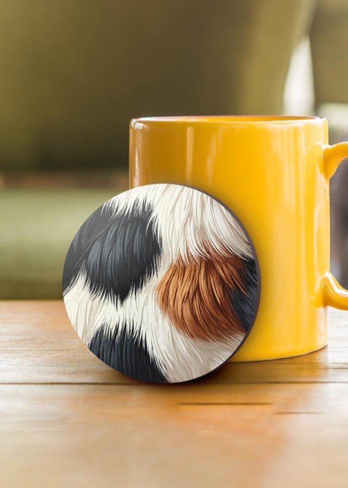 Подставка под горячее iLikeGift "Корова", 9 см
