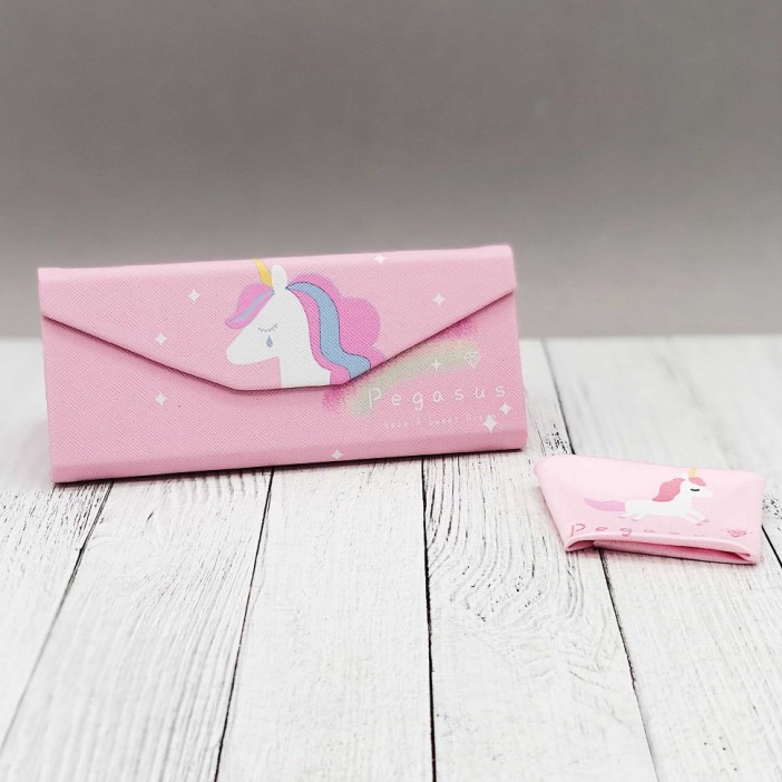 Чехол для очков "Unicorn color", pink 