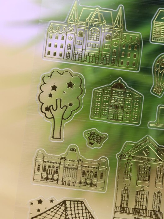 Наклейки &quot;Around the world&quot; (23,5*9 см) 