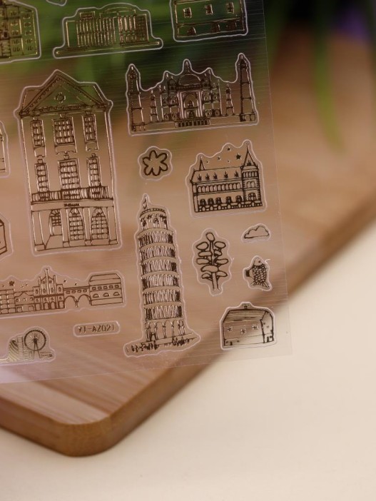 Наклейки &quot;Around the world&quot; (23,5*9 см) 