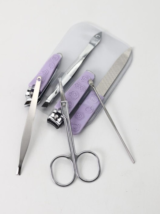 Маникюрный набор &quot;Bear lifebuoy&quot;, purple 