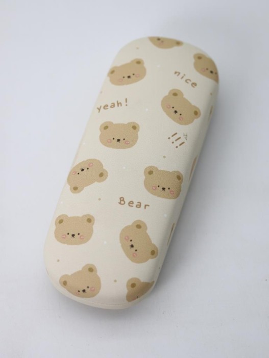 Чехол для очков GIRLY &quot;Many bear&quot;, yellow 