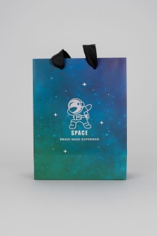 Пакет подарочный «Love&amp;Space», superman (18*23*11)