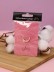 Кольцо акриловое GIRLY "Розовый кот", розовое (d=1,7 см)