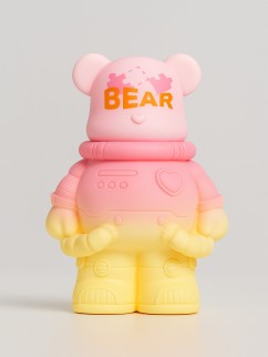 Копилка «Cosmo bear», pink (20,5 см), пластик