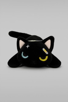 Мягкая игрушка "Кошка", черная, 24 см