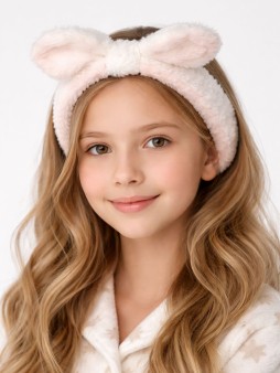 Повязка на голову GIRLY "Бант розовый"