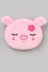 Кошелёк плюшевый &quot;Pig&quot;, pink (10*11 см) 