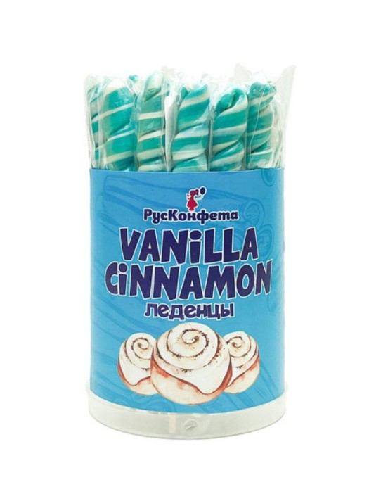 Леденцы-спирали "Vinalla cinnamon" (в тубусе - 25 шт.) 