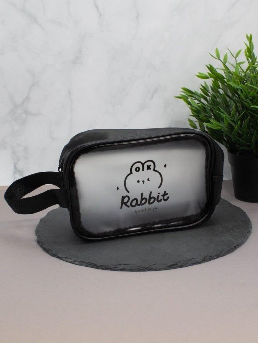 Косметичка &quot;Rabbit&quot;, black (14х20х9,5 см) 