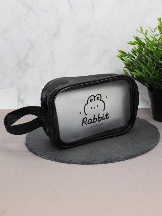 Косметичка &quot;Rabbit&quot;, black (14х20х9,5 см) 