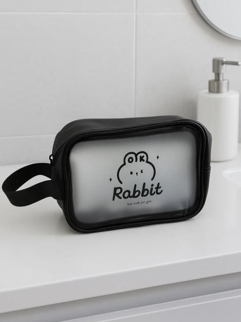 Косметичка &quot;Rabbit&quot;, black (14х20х9,5 см) 