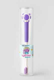 Зубная щётка для взрослых iLikeGift &quot;Cosmonaut smile&quot;, purple (21 см)