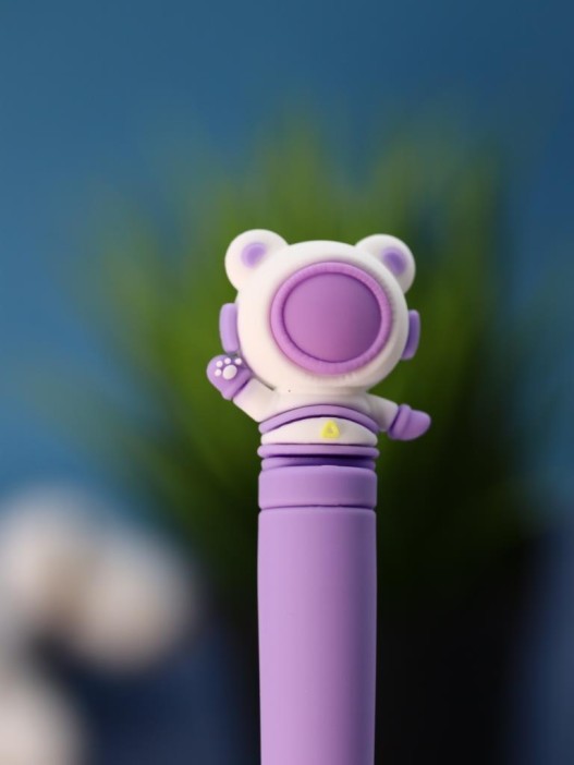 Зубная щётка для взрослых iLikeGift &quot;Cosmonaut smile&quot;, purple (21 см) 