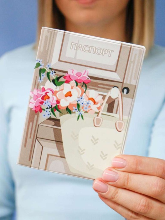 ОБЛОЖКА ДЛЯ ПАСПОРТА «Romance», плотность 600 мкм 
