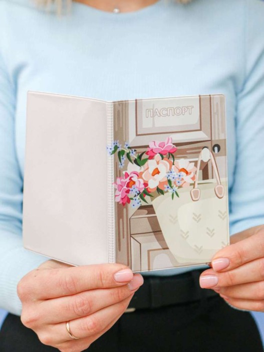 ОБЛОЖКА ДЛЯ ПАСПОРТА «Romance», плотность 600 мкм 