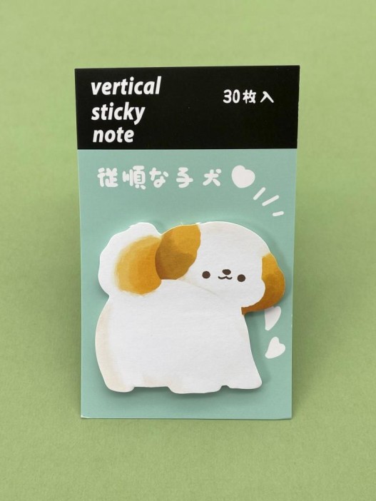 Блок стикер для записей &quot;Dog tail&quot;, green 