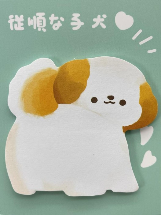 Блок стикер для записей &quot;Dog tail&quot;, green 