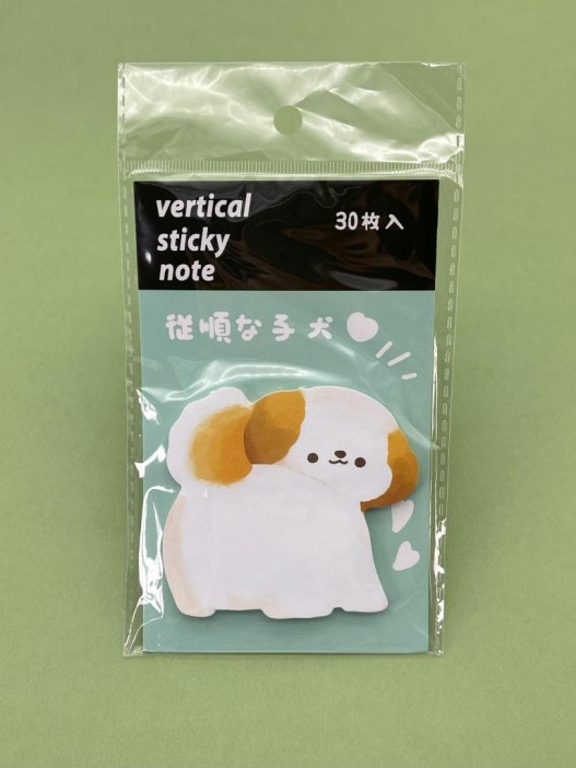 Блок стикер для записей &quot;Dog tail&quot;, green 