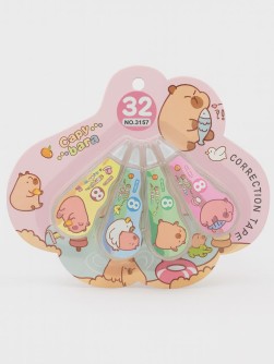 Набор корректоров 4 шт. "Kapi and the fish", 8м