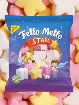 Жевательный зефир (Marshmallows) "FELLO MELLO" STARS, 85 гр