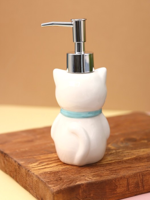 Дозатор для жидкого мыла iLikeGift «Cute cat», 190 мл 