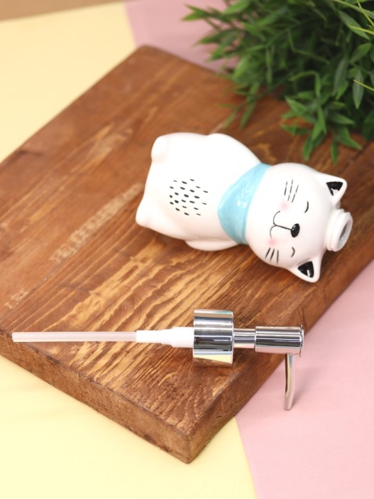 Дозатор для жидкого мыла iLikeGift «Cute cat», 190 мл 