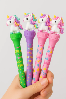 Ручка с поворотным механизмом &quot;Colorful unicorn&quot;, mix