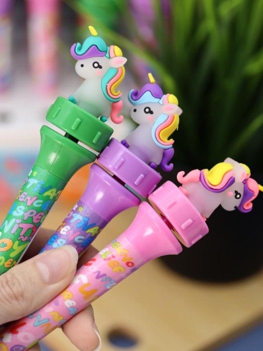 Ручка с поворотным механизмом &quot;Colorful unicorn&quot;, mix 