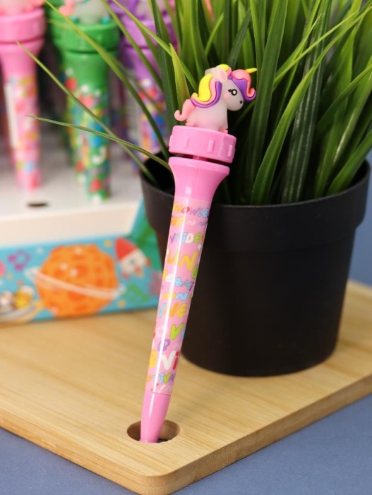 Ручка с поворотным механизмом &quot;Colorful unicorn&quot;, mix 