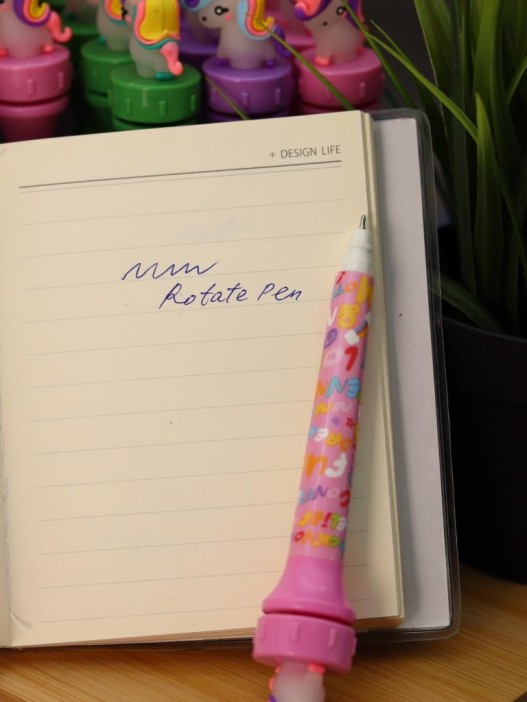 Ручка с поворотным механизмом &quot;Colorful unicorn&quot;, mix 