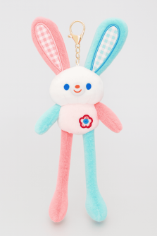 Брелок "Rainbow bunny", pink