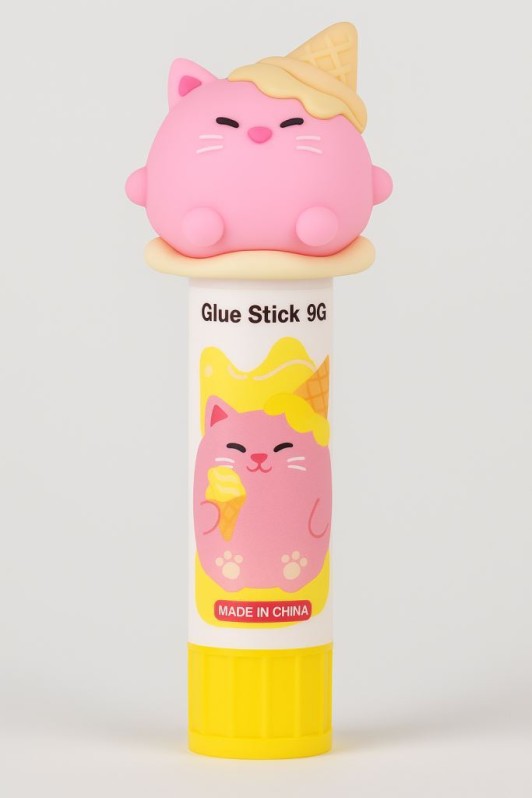 Клей канцелярский &quot;Pig horn&quot;, pink (9 г) 