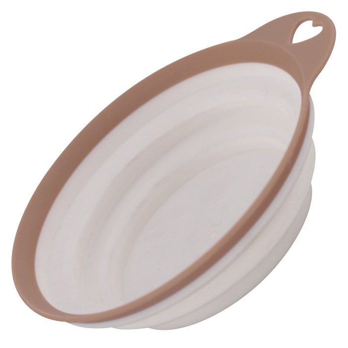 Складная миска для домашних животных &quot;С собой&quot; (14x4см, 350мл) 