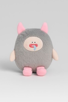 Плюшевый брелок "Minimonster", grey