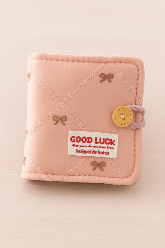 Фотоальбом - биндер для карт "Pink bow", 20 страниц(13*12,5 см) 