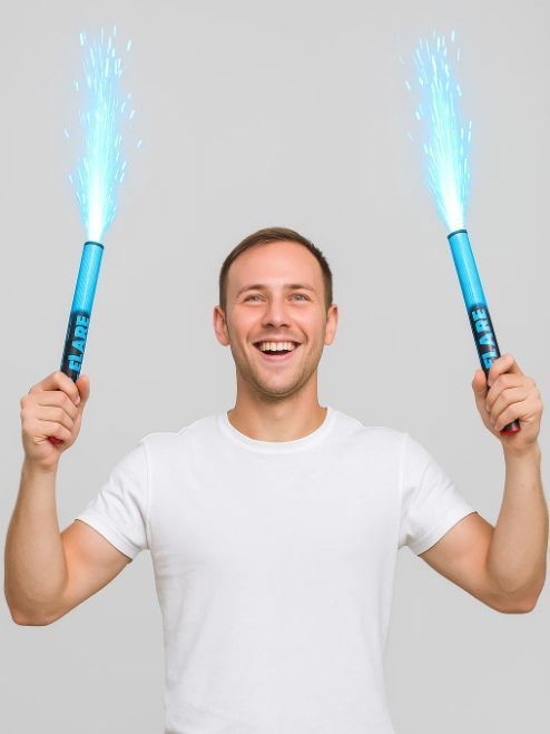 Фальшфейер &quot;Hand Flare&quot; синий, (25см, 100 сек) 