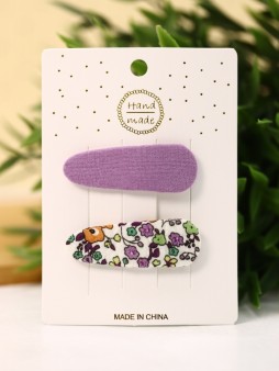 Набор заколок для волос "Flower princess", purple