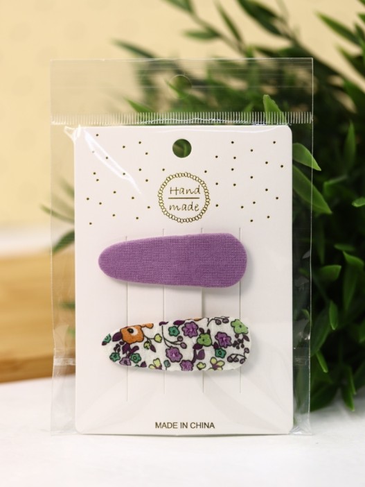 Набор заколок для волос "Flower princess", purple 