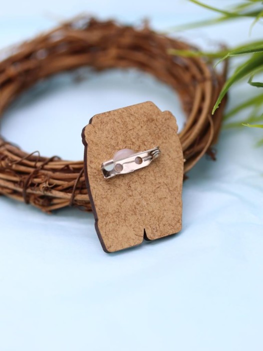 Значок ECO из дерева LOL LAB &quot;Мечты сбываются&quot; 