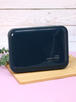 Ланчбокс "ENJOY LIFE", blue (ложка+вилка)