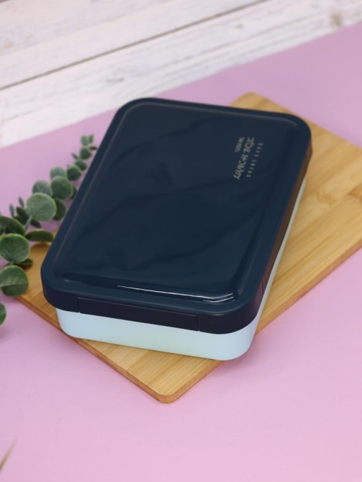 Ланчбокс &quot;ENJOY LIFE&quot;, blue (ложка+вилка), 1250 мл 